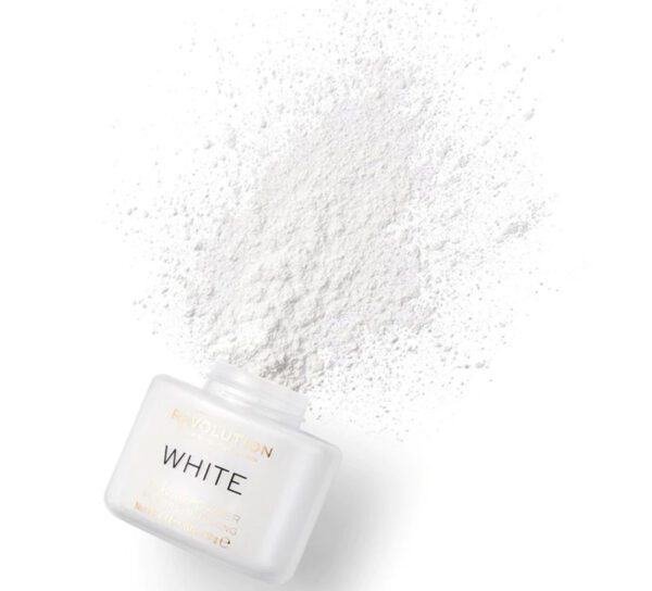 پودر بیک و فیکس سفید رولوشن Makeup Revolution Luxury Baking Powder White - Image 4