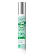 رول چشم ارگانیک و کلاژن مرطوب کننده آلوئه ورا اولاین Eveline Organic Aloe + Collagen Moisturising Eye Contour Modelling Roll-On 15ml - Image 3