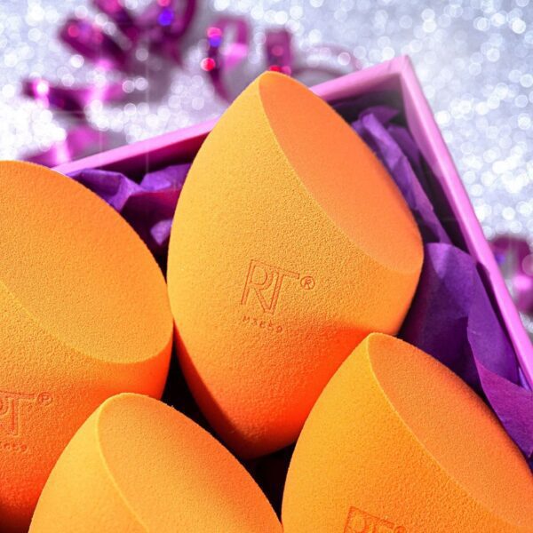 بیوتی بلندر 2تایی(پد اسفنجی)  ریل تکنیک REAL TECHNIQUES اصل  REAL TECHNIQUES MIRACLE COMPLEXION SPONGE - Image 3