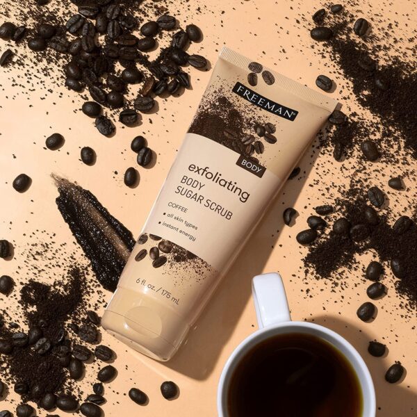 اسکراب بدن قهوه فریمنFreeman BeautyExfoliating Body Sugar Scrub, Coffee - Image 2