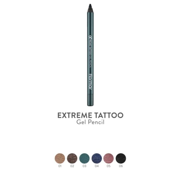 مداد چشم ژل اکستریم تاتو Onyx  فلورمار Flormar - Image 1