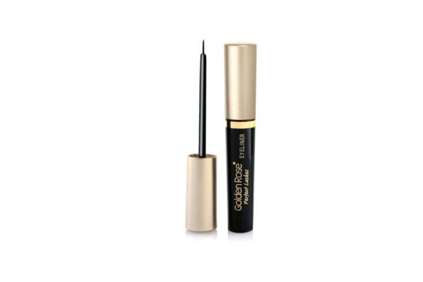 خط چشم مویی گلدن رز مدل Perfect Lashes Golden Rose Perfect Lashes Black Eyeliner - Image 1
