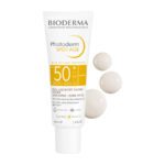 ژل کرم ضد آفتاب ضد لک و ضد پیری بایودرما +SPF50 مدل Photoderm Spot-Age بی رنگ 40 میل - Image 2
