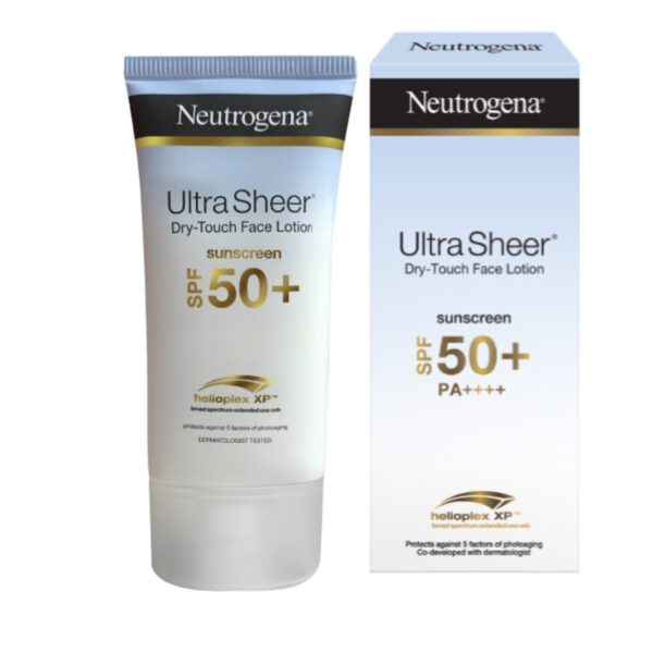 ضد آفتاب اولترا شیر Ultra sheer نوتروژینا dry toche face lotion spf50 - Image 1