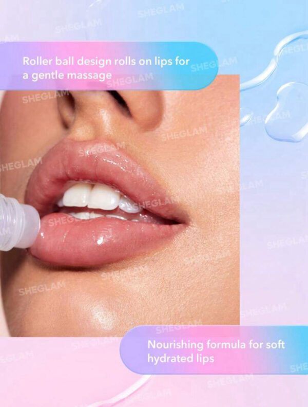 بالم لب کپسولی آبرسان شیگلمSHEGLAM Good Times Roll Ball Lip Oil-Life's a Party - Image 4