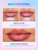 بالم لب کپسولی آبرسان شیگلمSHEGLAM Good Times Roll Ball Lip Oil-Life's a Party - Image 3