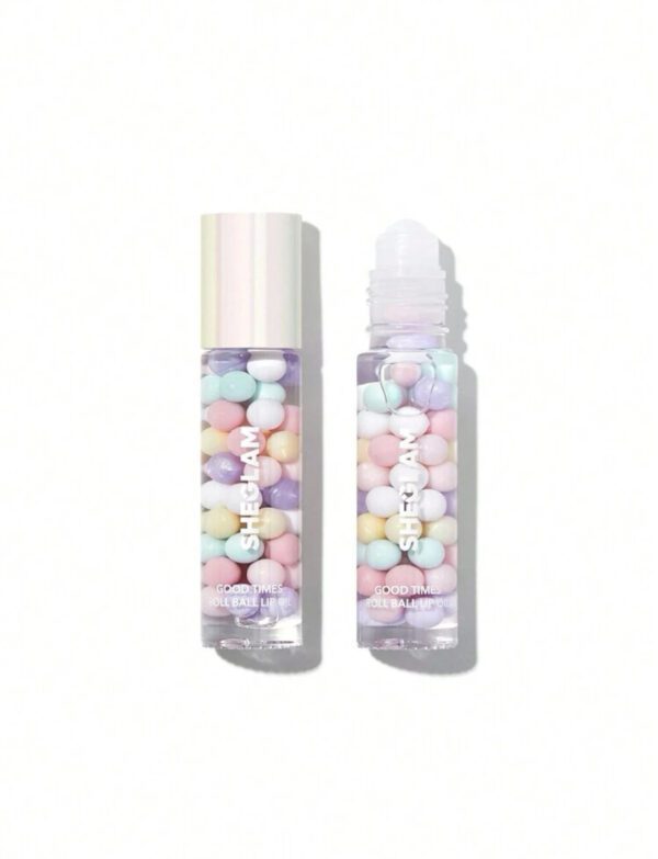 بالم لب کپسولی آبرسان شیگلمSHEGLAM Good Times Roll Ball Lip Oil-Life's a Party - Image 1