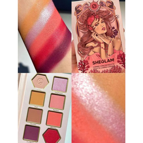 پالت سایه کرینگ کنسر  شیگلم sheglam caring cancer palette - Image 1