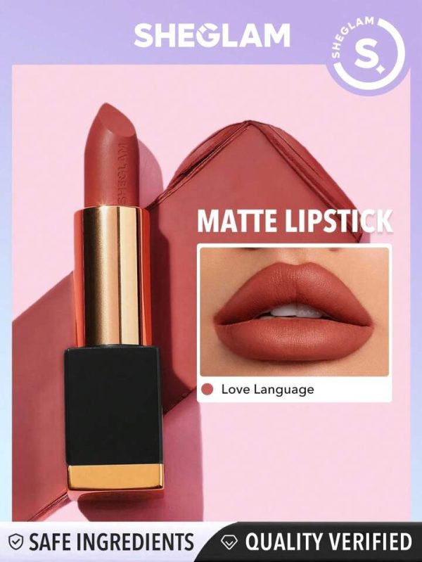 رژلب مات شیگلمsheglam mattr allure lipstick - Image 12