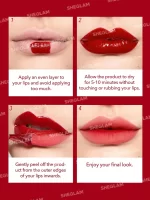 ماسک لب تینت شیگلمpeel talk lip tint sheglam - Image 4
