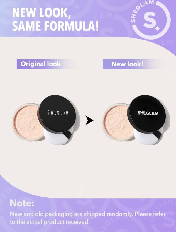 پودر فیکس (بیک) بی رنگ یک طبقه شیگلم | Sheglam Translucent Powder - Image 4