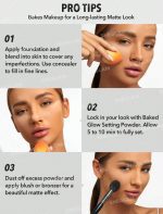 پودر فیکس (بیک) بی رنگ یک طبقه شیگلم | Sheglam Translucent Powder - Image 6