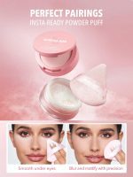 پک بلندر مثلثی سه عددی شیگلم SHEGLAM Powder Puff 1 Pcs Triangle Shaped Makeup Puff Soft Powder Puff Fan Puff Pink Beauty Makeup Tool Black Friday Sale Makeup Puff Sponge - Image 3