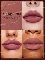 رژ جامد مات با دوام امبر رز شیگلم SHEGLAM Dynamatte Boom Long-Lasting Matte Lipstick - Image 4