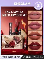 رژ جامد مات با دوام امبر رز شیگلم SHEGLAM Dynamatte Boom Long-Lasting Matte Lipstick - Image 7