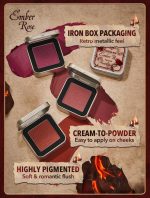 پالت رژگونه EMBER ROSE امبر رز شیگلم مدل EMBER ROSE ETERNAL FLAME CREAM BLUSH - Image 4