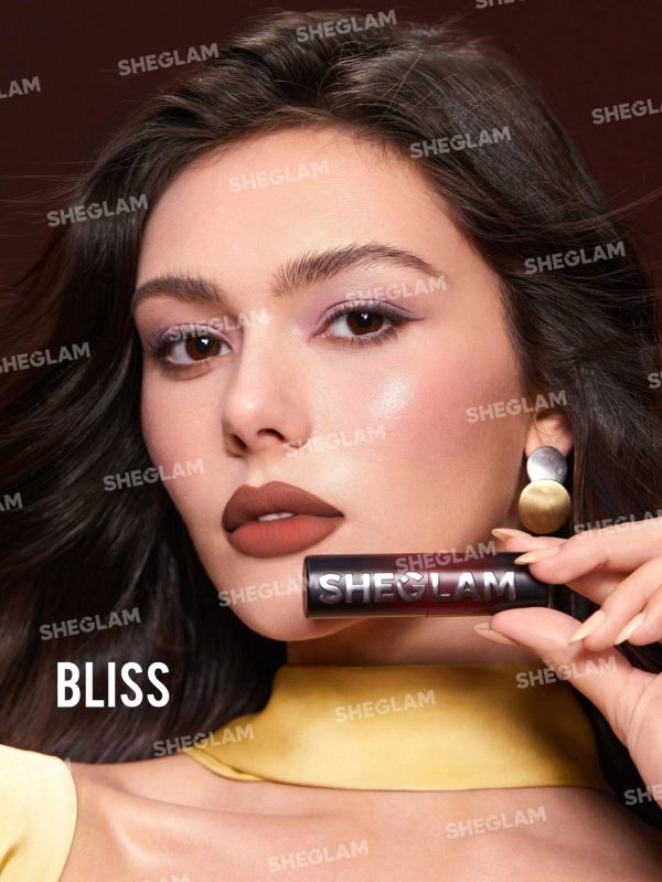 رژ جامد مات با دوام امبر رز شیگلم SHEGLAM Dynamatte Boom Long-Lasting Matte Lipstick - Image 10