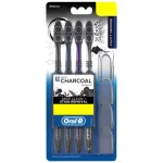 پک ۴تایی مسواک ذغالی اورال بی Oral B toothbrush charcoal