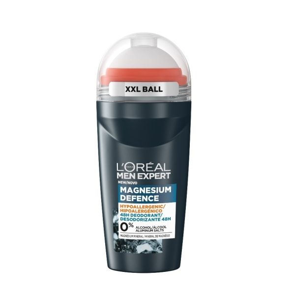 رول ضد تعریق لورال LOREAL سری Men Expert مدل Magnesium defence حجم 50 میل - Image 1