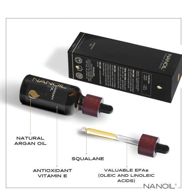 روغن آرگان مو،صورت و بدن نانویل 50 ml محصول انگلیس - Image 6