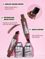 پماد هاشور ابرو شیگلم SHEGLAM Brow-Fection Angled Brush & Dip - Image 2