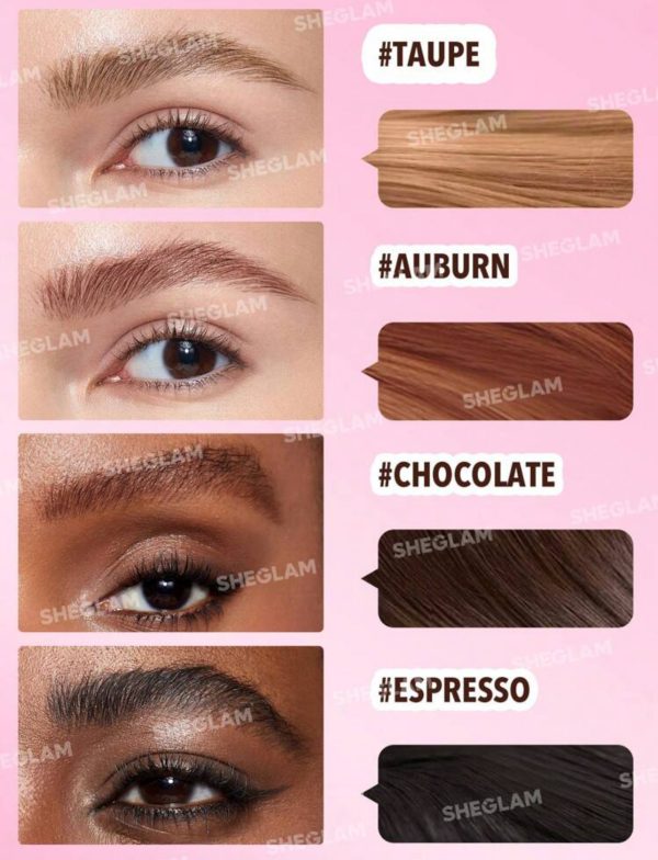پماد هاشور ابرو شیگلم SHEGLAM Brow-Fection Angled Brush & Dip - Image 4