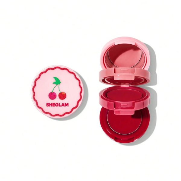 ست کرمی رژلب و رژگونه شیگلم SHEGLAM رنگ Very Cherry - Image 1