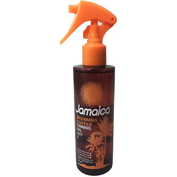 روغن آفتاب برنزه کننده قهوه جامائیکا JAMAICA BROWNINIG COFFE TANNING OIL - Image 1