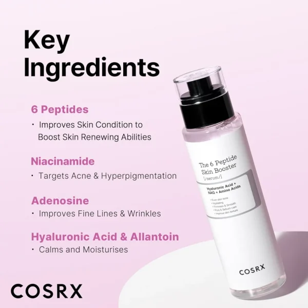 سرم پپتاید Skin Booster 6 Peptide کوزارکس  The 6 Peptide Skin Booste Serum - Image 3