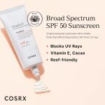 ضدآفتاب روشن کننده SPF 50 ویتامین ای کوزارکس COSRX مدل Vitamin E Vitalizing(50 میل) - Image 5