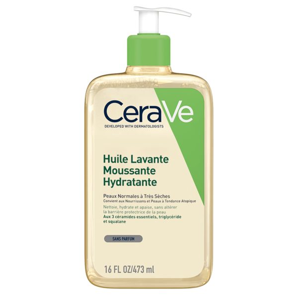 فوم شستشوی روغنی سراوی Cerave حاوی آبرسان پوست خشک و خیلی خشک ۴۷۳ میل - Image 1