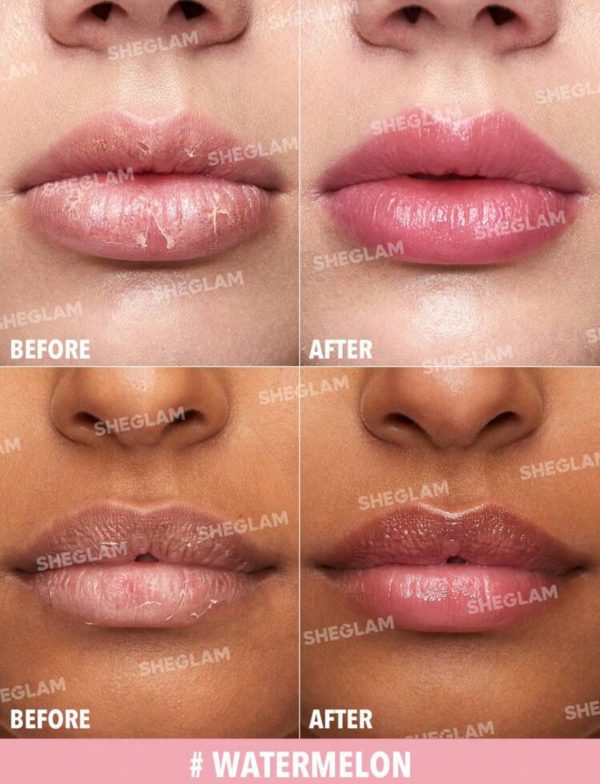بالم لب درمانی حرارتی شیگلمSHEGLAM Pout PHresh Color Changing Lipstick-Watermelon - Image 3