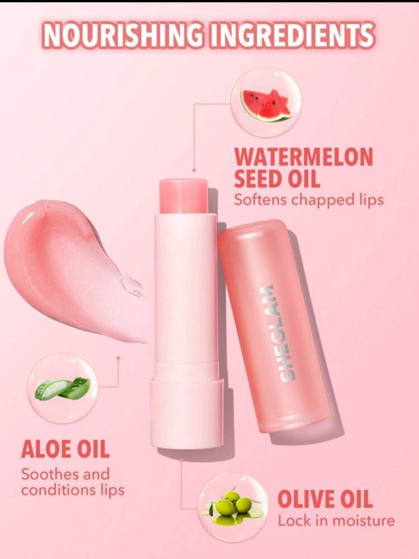 بالم لب درمانی حرارتی شیگلمSHEGLAM Pout PHresh Color Changing Lipstick-Watermelon - Image 5