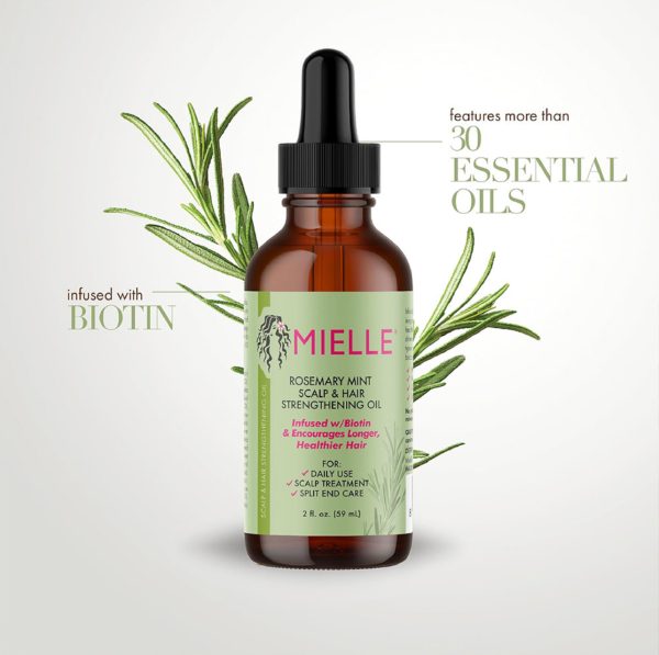 روغن ضد ریزش مو رزماری و نعناع میله Mielle Organics Rosemary Mint Scalp & Hair - Image 1