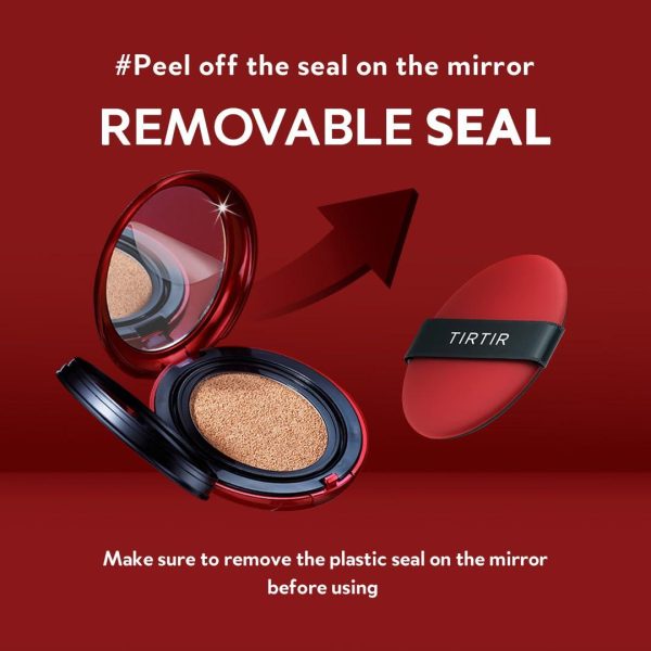 کوشن قرمز تیر تیر TIRTIR Mask Fit Cushion RED - Image 6
