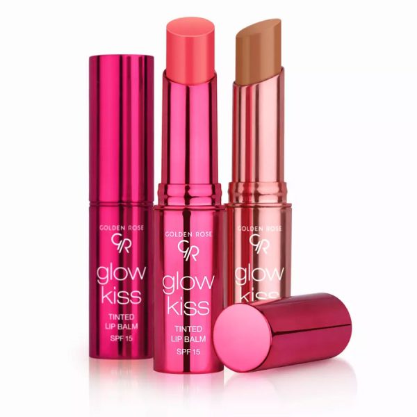 تینت بالم لب رنگی پیچی گلو کیس گلدن رز Golden Rose Glow Kiss Tinted Lip Balm Spf15 - Image 1