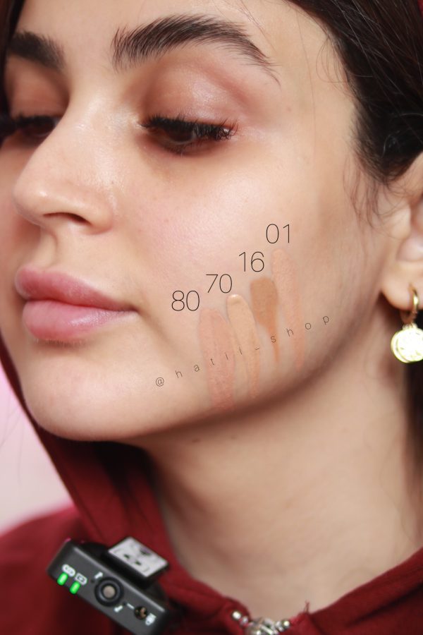 سرم کرم پودر گیاهی فلورمار Flormar مدل Fusion Power Foundation SPF20 حجم 30 میل - Image 2