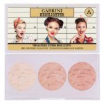 پالت هایلایتر سه عددی سری A گابرینیGabrini highlighter palette