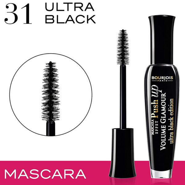 ریمل حجم دهنده فوق مشکی Push Up Ultra Black بورژوا