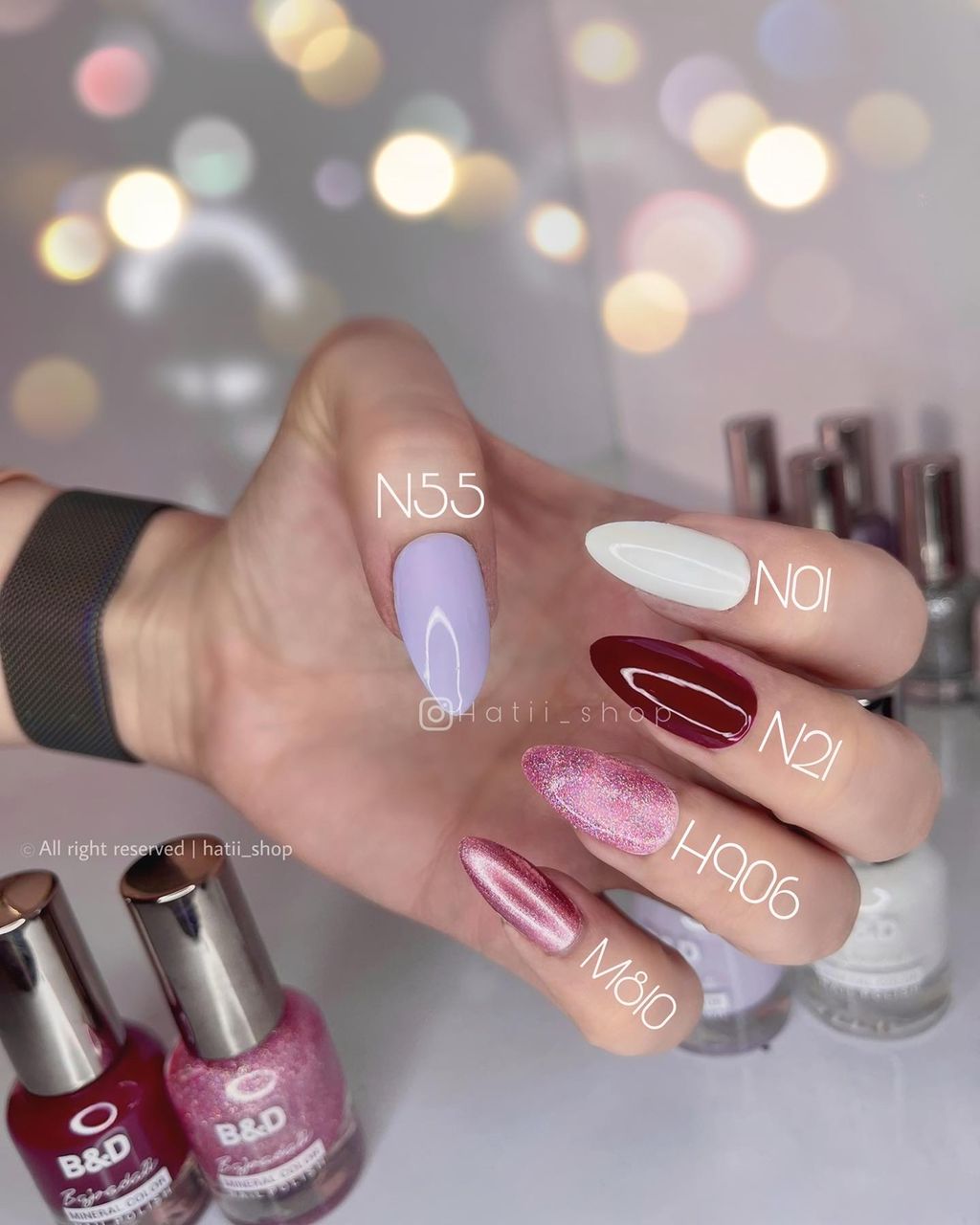 لاک ناخن بی اند دی B & D