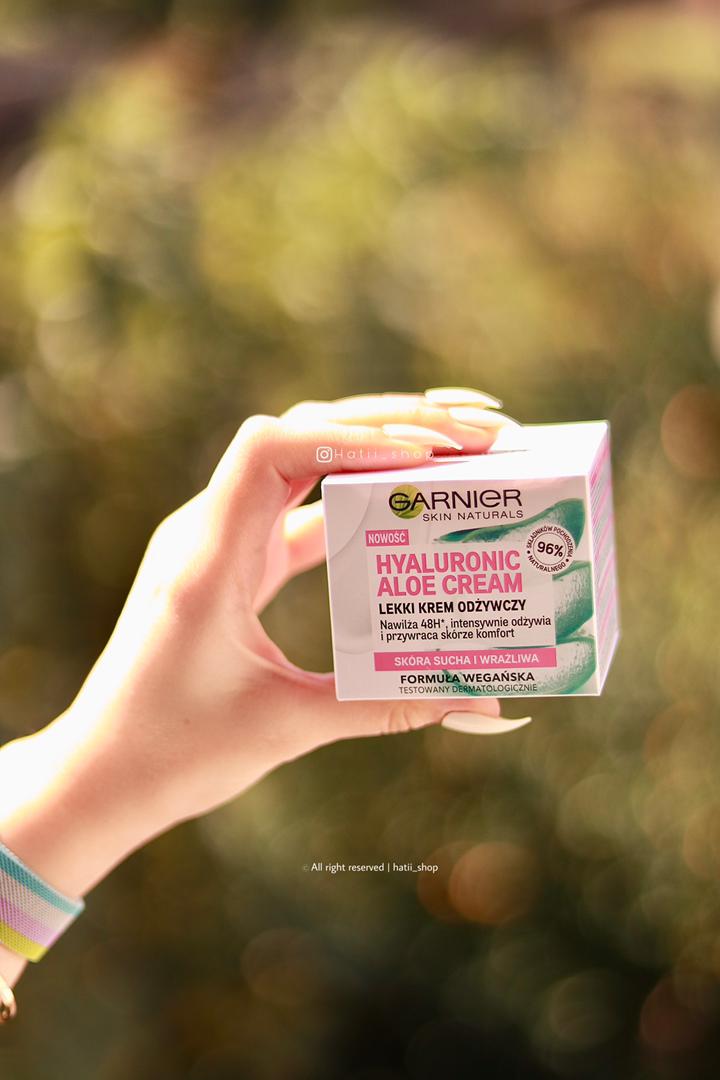 کرم آبرسان گارنیر حاوی هیالورونیک اسید و عصاره آلوئه ورا حجم 50 میلی لیتر