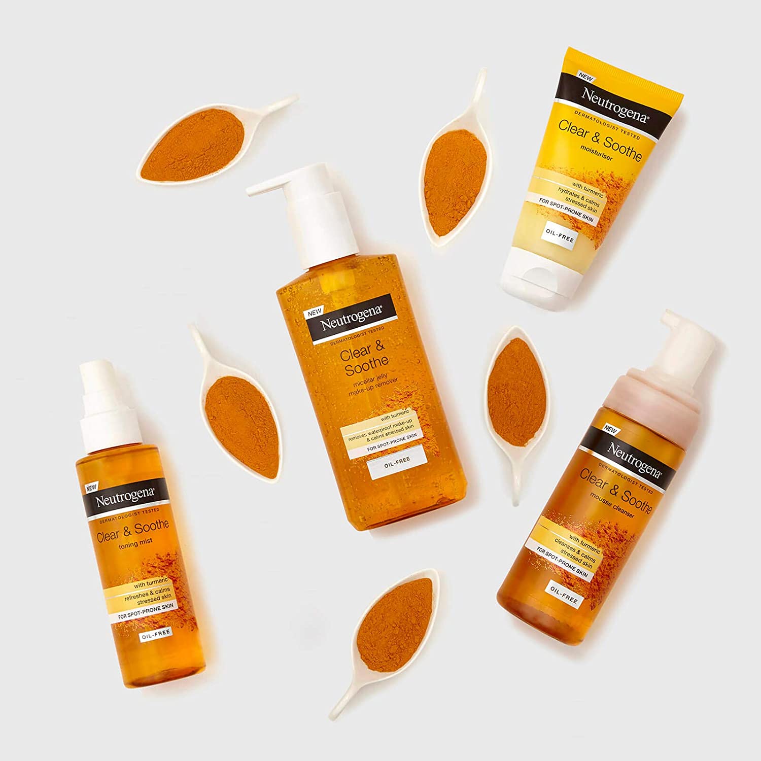 فوم شستشوی صورت نوتروژینا حاوی عصاره زردچوبه حجم 150 میل