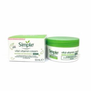 کرم شب ویتال ویتامینه ضروری سیمپل محافظ SPF15 حجم ۵۰ میل