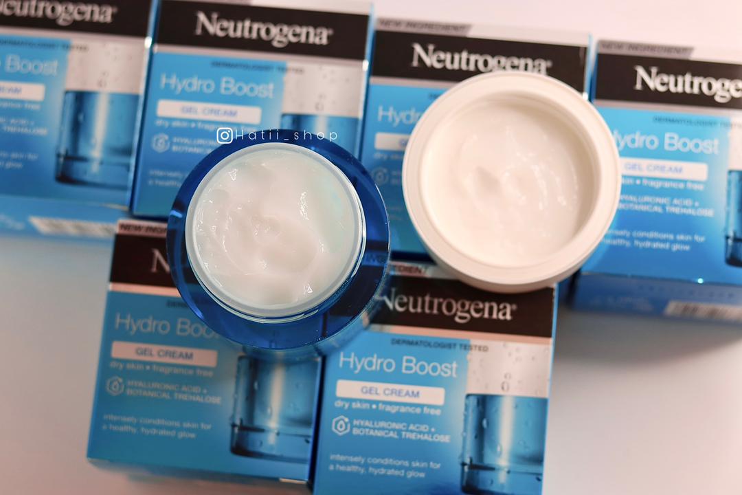 ژل کرم آبرسان نوتروژینا پوست خشک حاوی ترهالوز گیاهی مدل HydroBoost حجم 50 میل