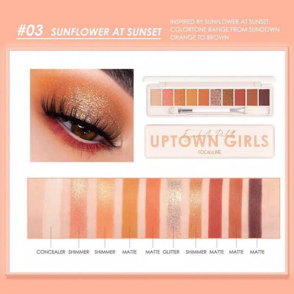 پالت سایه فوکالرUPTOWNGIRLS FOCALLURE